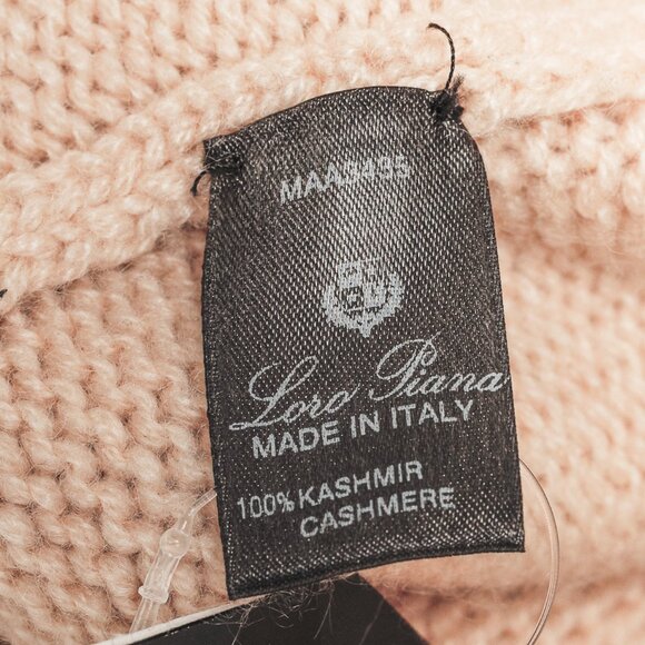 Loro Piana Cream Cashmere Open-Front Shawl Cardigan - Picture 8 of 9